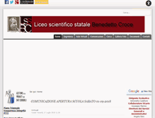 Tablet Screenshot of liceocroce.it